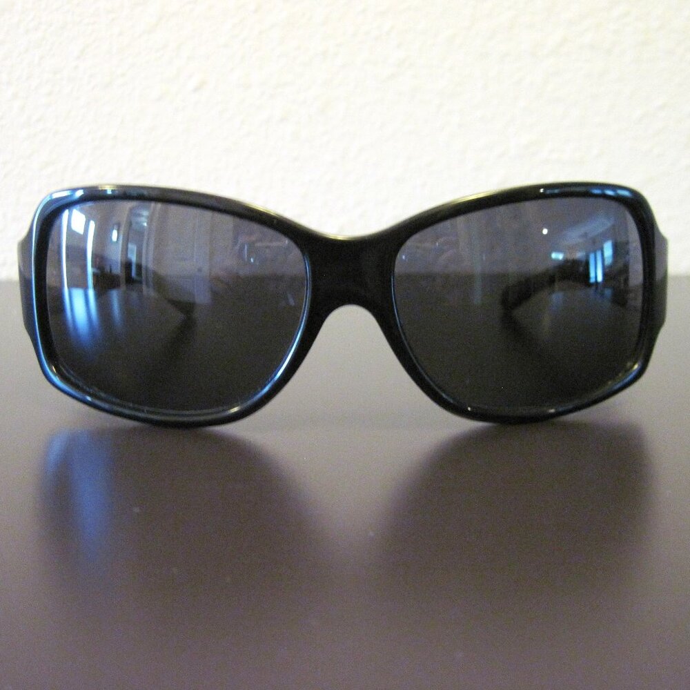 Kieselstein-Cord TLC Sunglasses, Black w/Gold - Picture 2 of 5